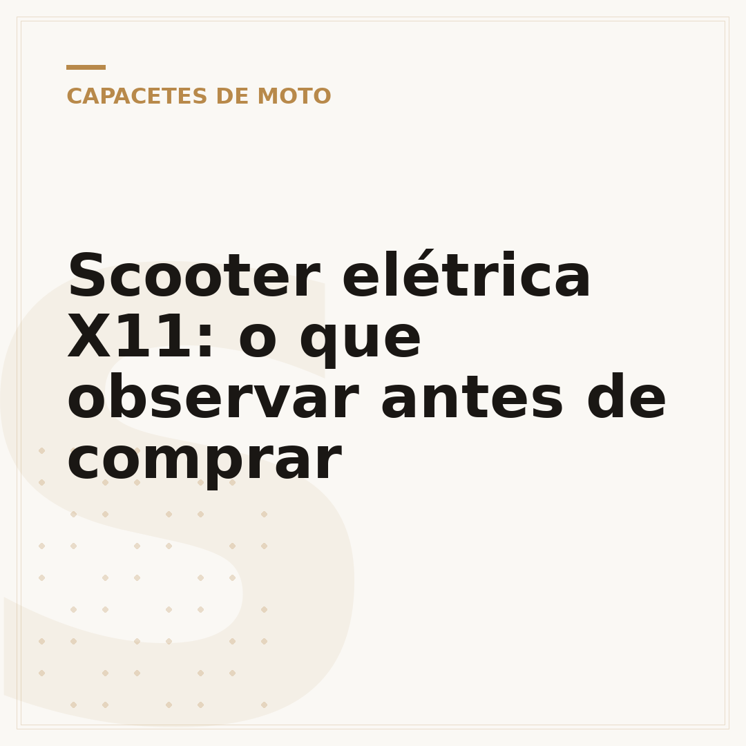 Scooter elétrica X11: o que observar antes de comprar