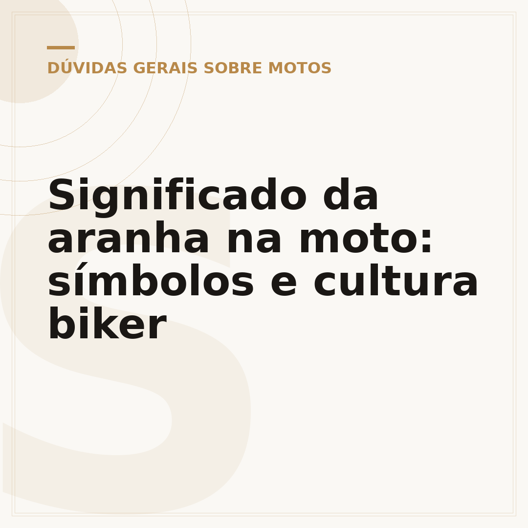 Significado da aranha na moto: símbolos e cultura biker
