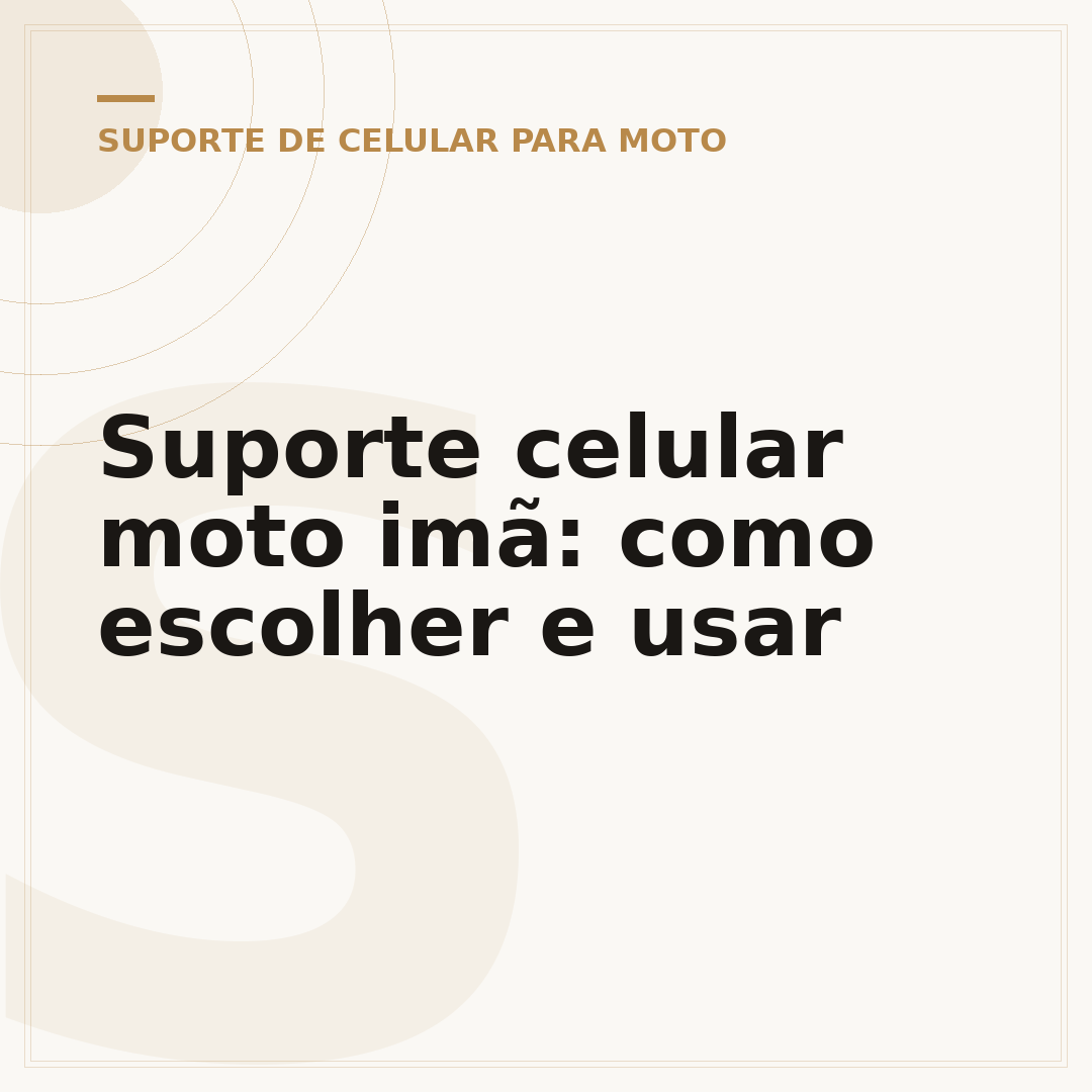 Suporte celular moto imã: como escolher e usar