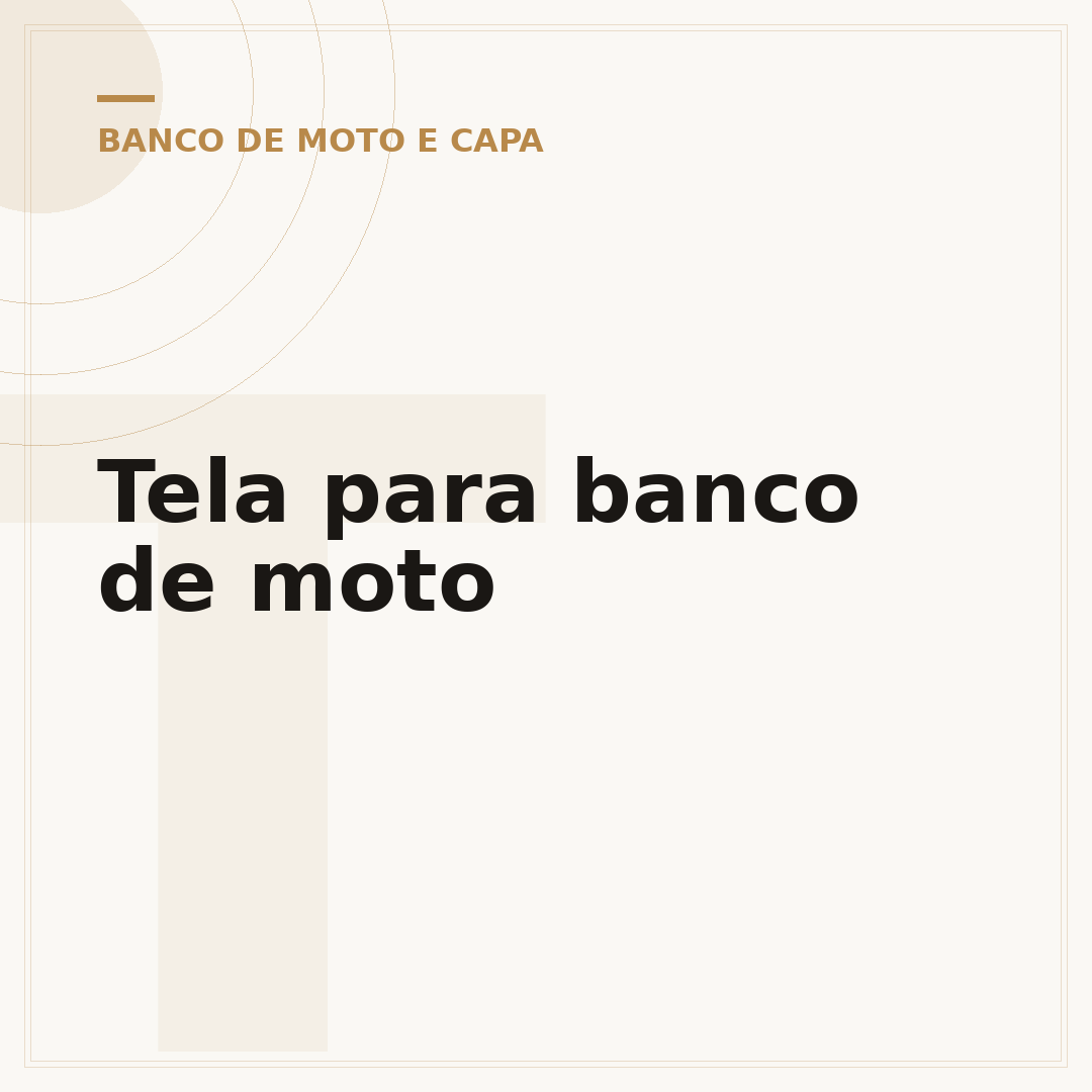 Tela para banco de moto
