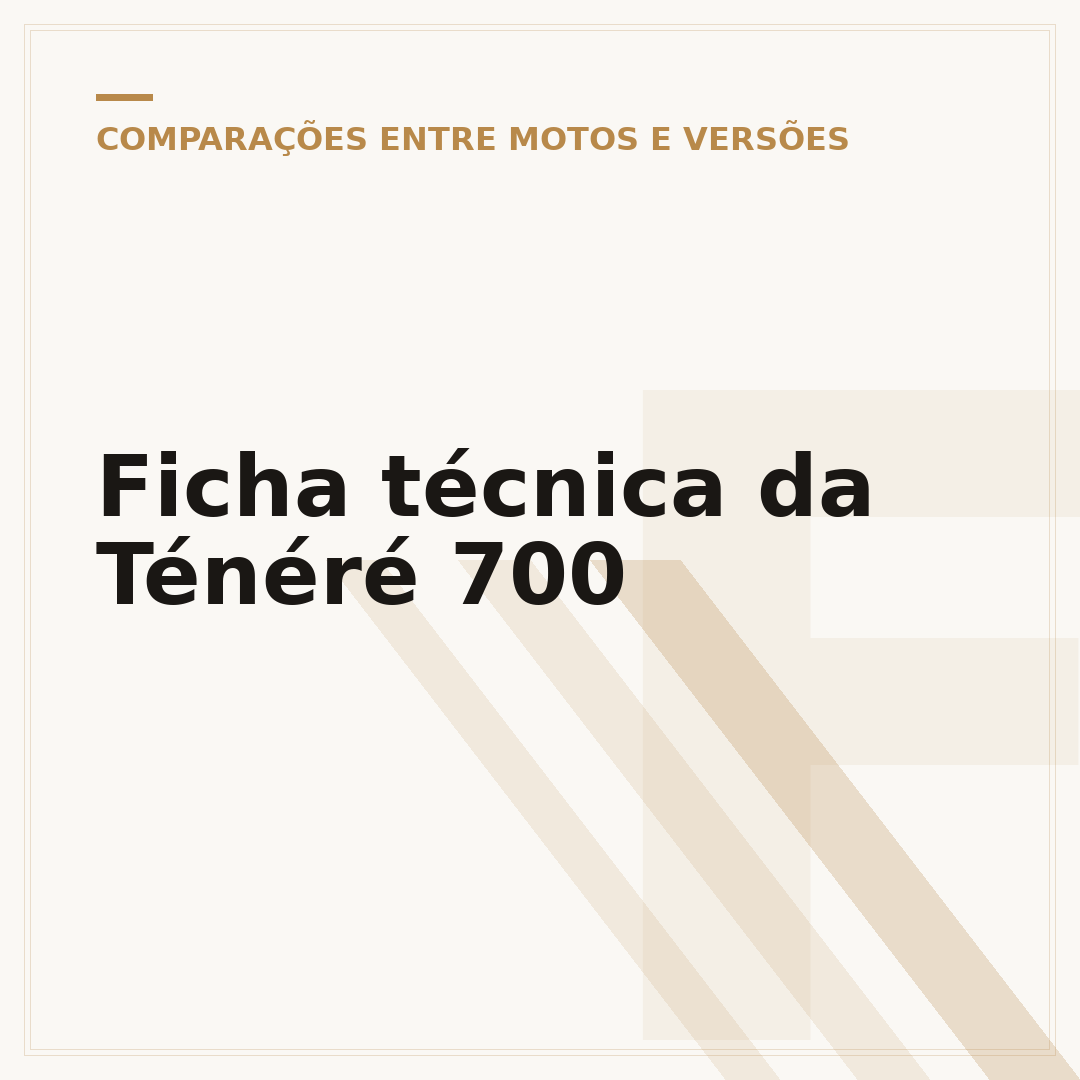 Ficha técnica da Ténéré 700