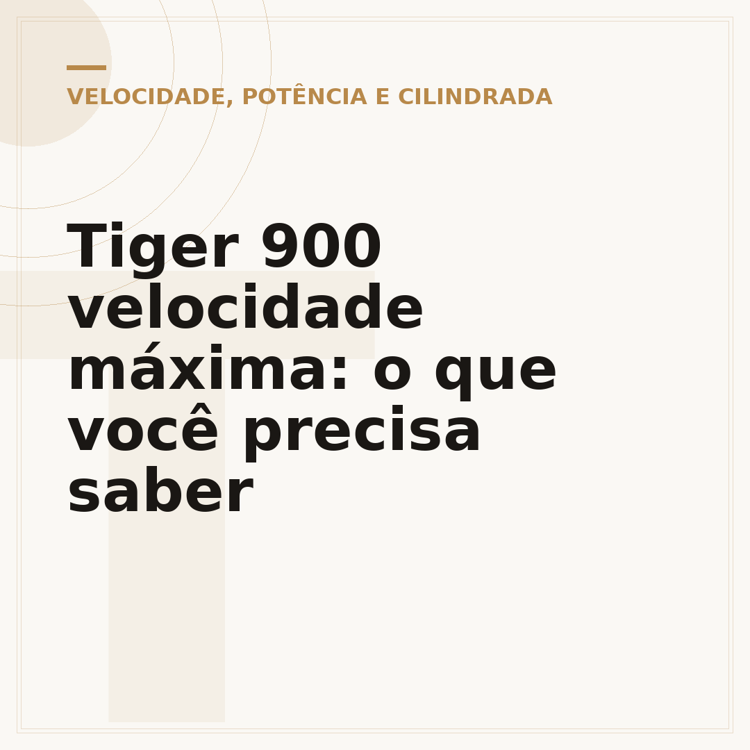 Tiger 900 velocidade máxima: o que você precisa saber