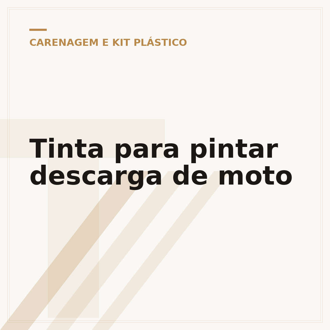 Tinta para pintar descarga de moto