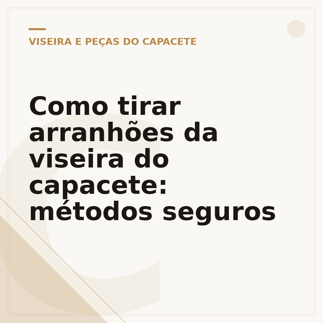 Como tirar arranhões da viseira do capacete: métodos seguros