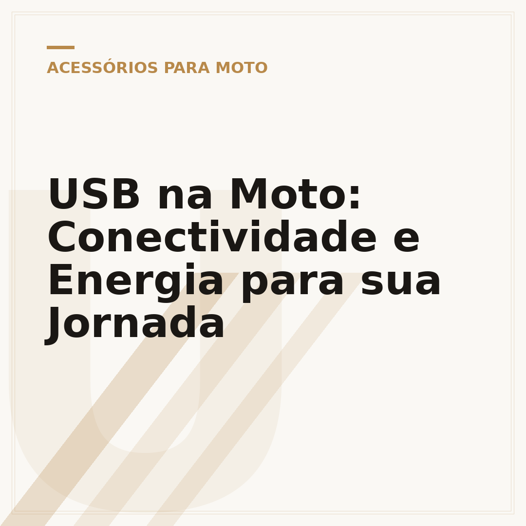 USB na Moto: Conectividade e Energia para sua Jornada
