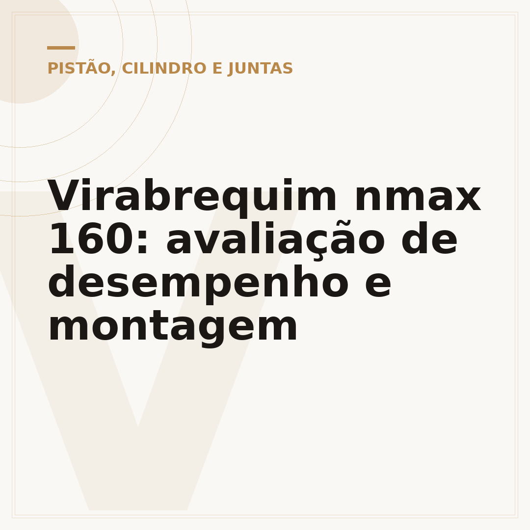 Virabrequim nmax 160: avaliação de desempenho e montagem