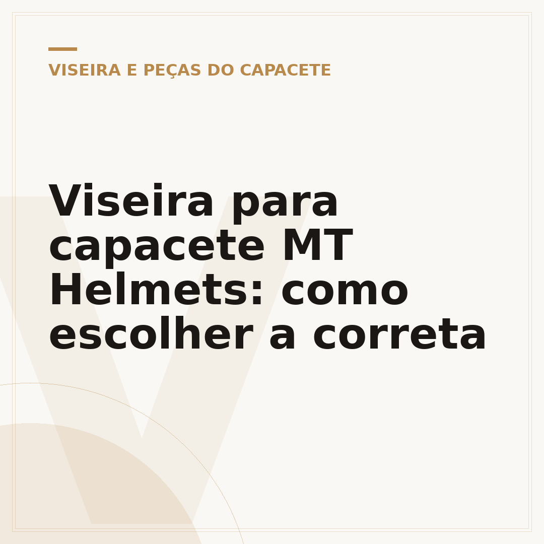 Viseira para capacete MT Helmets: como escolher a correta
