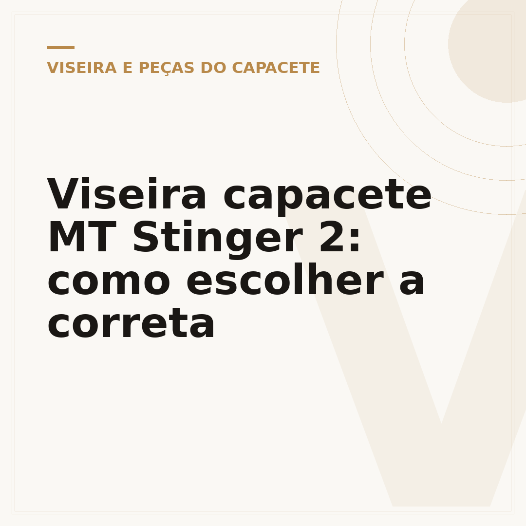 Viseira capacete MT Stinger 2: como escolher a correta