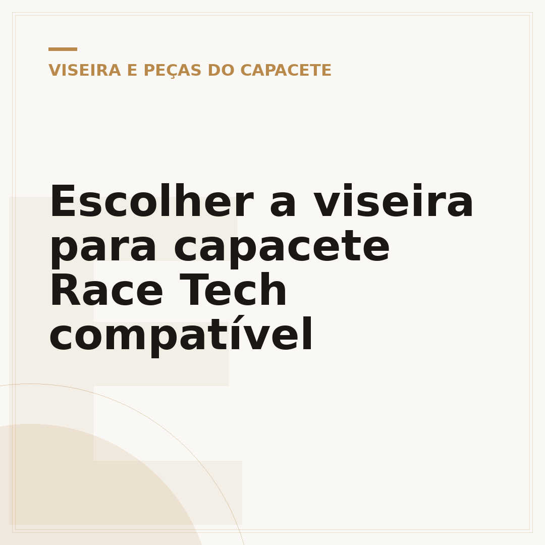 Escolher a viseira para capacete Race Tech compatível