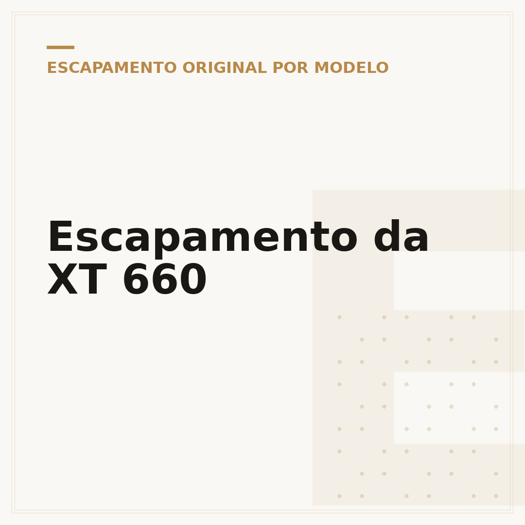 Escapamento da XT 660